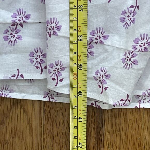 J. CREW Sleeveless Belted Tiered Midi Dress Size 4 White NEW Floral Preppy CK670 - Picture 11 of 13